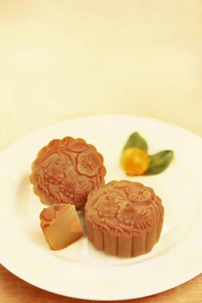 Close Immagine Mooncake — Foto Stock