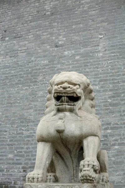 Statue Lion Gardien Impérial — Photo