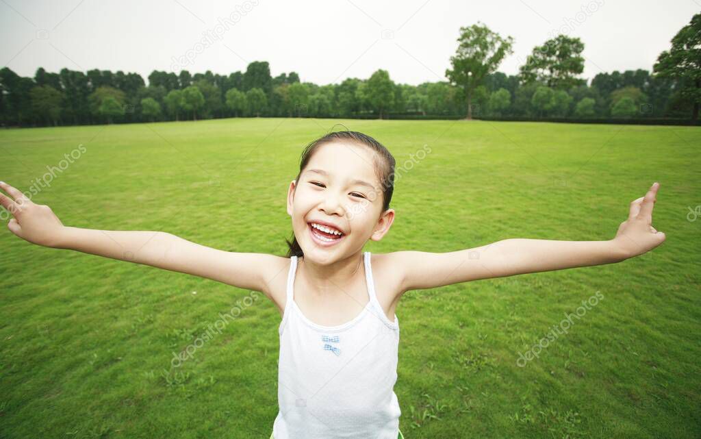 Girl posing for the camera