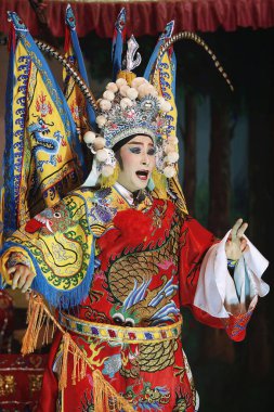 Opera performer on Theater Stage  clipart