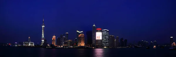 Bund Pudong Shanghai Architectural Structures — Stock Photo, Image