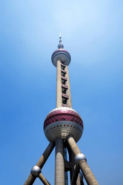 Oriental Pearl Tower Σαγκάη Αρχιτεκτονικές Δομές — Φωτογραφία Αρχείου
