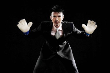 Kalecilik yapan bir iş adamı