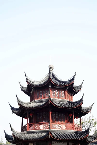 Qibao古代の町 建築構造 — ストック写真