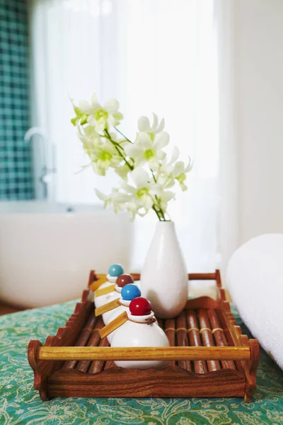 Hotel Toiletries Tray — Stock Photo, Image