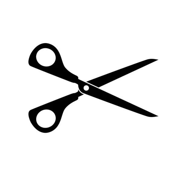 Scissors icon isolated on white background, Vector illustration — Stock Vector