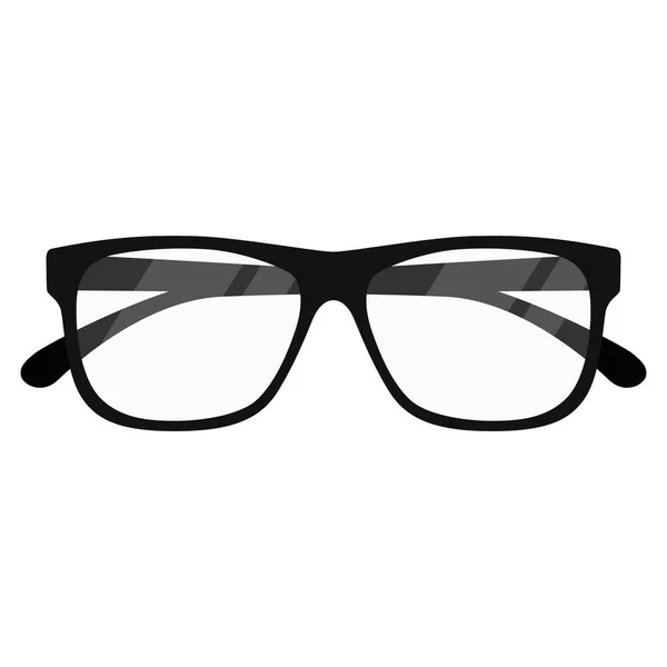 Icono de gafas aisladas sobre fondo blanco. Ilustración vectorial — Vector de stock