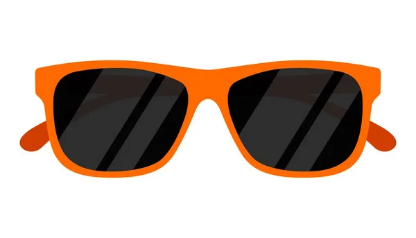 Ícone de óculos de sol isolado no fundo branco. Ilustração vetorial — Vetor de Stock