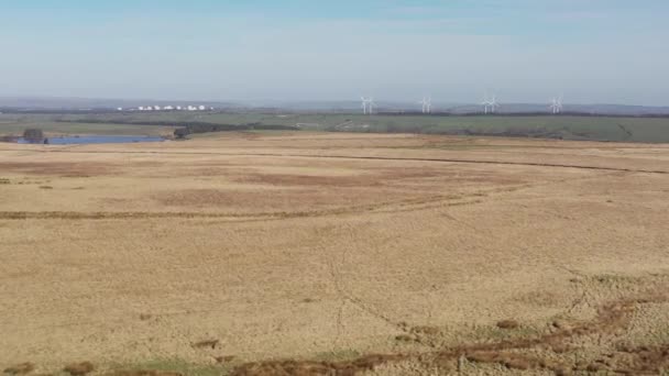 Drohnenaufnahmen Von North Yorkshire Countryside Mit Blick Auf Ein Leeres — Stockvideo