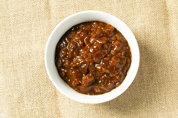 Delicious Plate Chinese Soybean Sauce — Stock Photo, Image