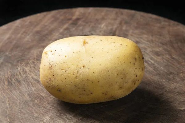 Potato Wooden Background — Stock Photo, Image