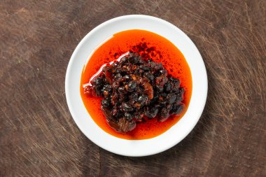 Lezzetli Çin baharatlı biftek sosu.