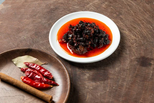 Lezzetli Çin baharatlı biftek sosu.