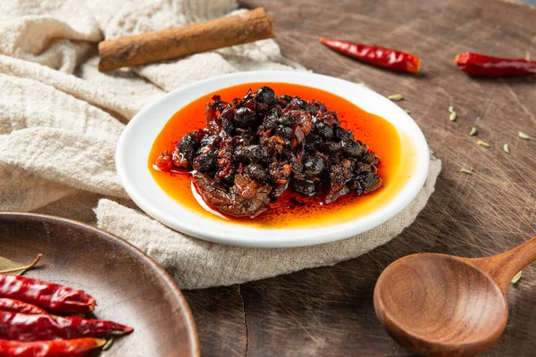 Lezzetli Çin baharatlı biftek sosu.