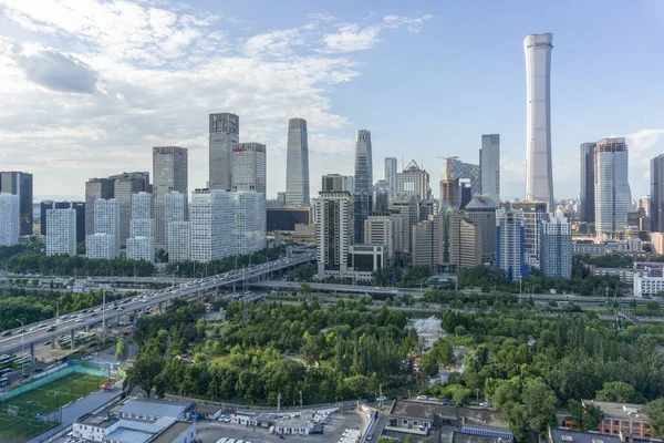 Beijing Skyline Abstract View Buildings — Stock Photo, Image