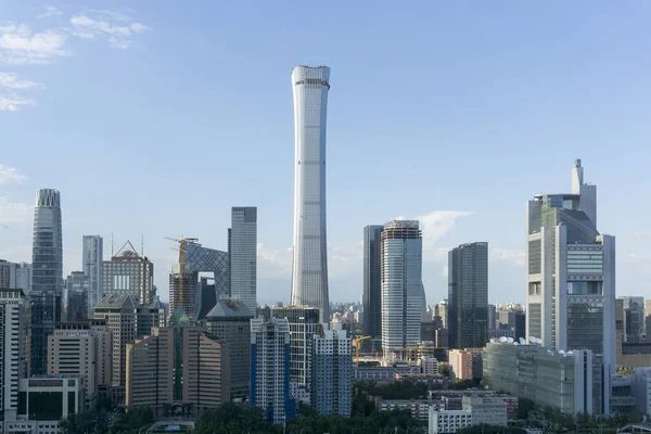 Beijing Skyline Vue Abstraite Des Bâtiments — Photo