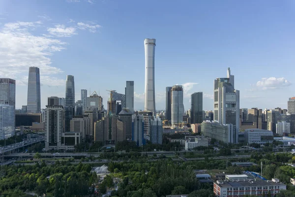 Peking Skyline Abstrakte Ansicht Von Gebäuden — Stockfoto