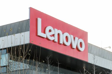 Pekin, Çin-8 Ocak 2019: Lenovo Grup Merkezi.