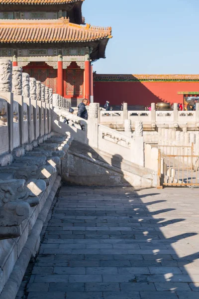 Zakazane Miasto Imperial Palace Pekin China 2017 — Zdjęcie stockowe