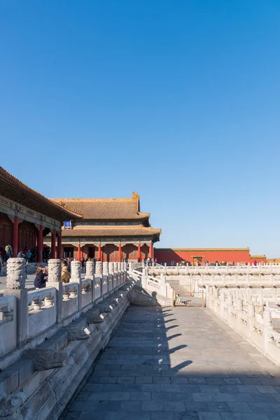 Zakazane Miasto Imperial Palace Pekin China 2017 — Zdjęcie stockowe