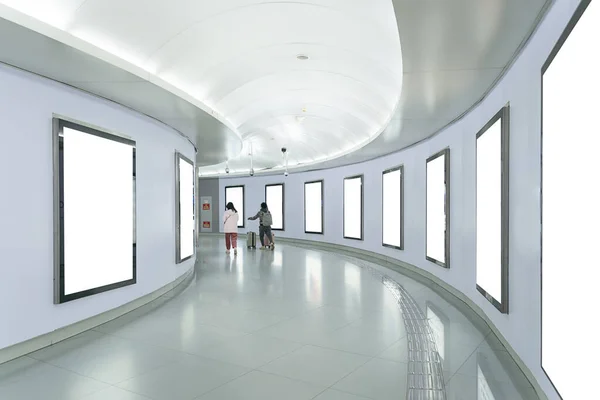 Túnel Metrô Pequim China — Fotografia de Stock