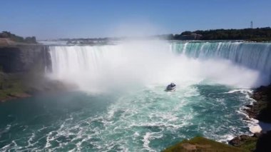 Kanada 'daki ünlü Niagara Şelalesi.