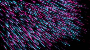 Neon çizgileri moda tasarım arka planı. Parlak çizgilerin geçmişe dönük illüstrasyonu.