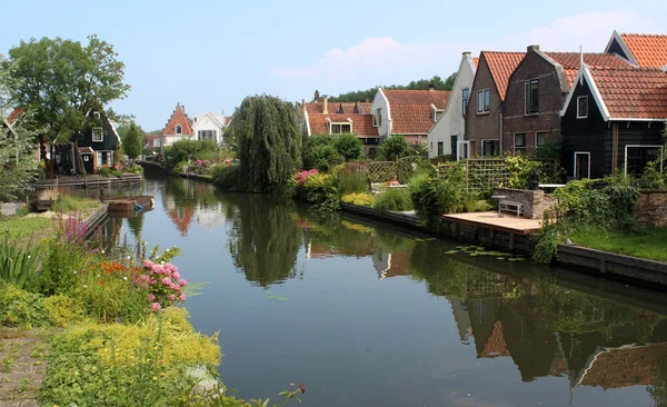 Ολλανδική Φωτογραφία Θέα Της Χώρας Κλασική Αρχιτεκτονική Της Ολλανδίας Όμορφο — Φωτογραφία Αρχείου