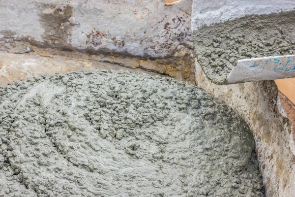 Concrete pouring  ,texture of ready mixed concrete cement mortar.