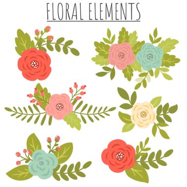 Antik güllerin ve dalların açtığı tatlı bahar çiçekleri. Çiçek, düğün, yıldönümü, doğum günü ve parti için beyaz arka planda izole edilmiş. Pankart, poster, kart, davet ve albüm için tasarım.