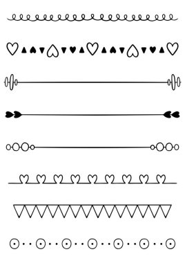 El Çizimi Çizgisi Böcekler tasarım elementlerini ayarlar