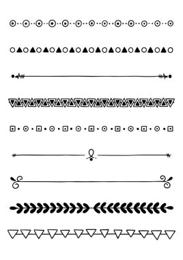 El Çizimi Çizgisi Böcekler tasarım elementlerini ayarlar