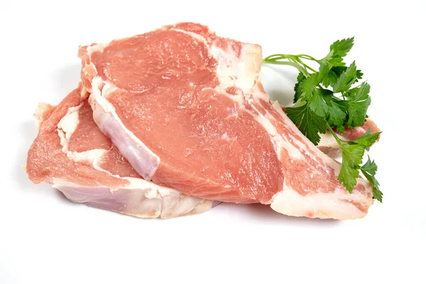 Pork Chop White Background — Stock Photo, Image