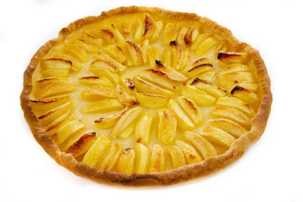 Whole Golden Apple Pie — Stock Photo, Image
