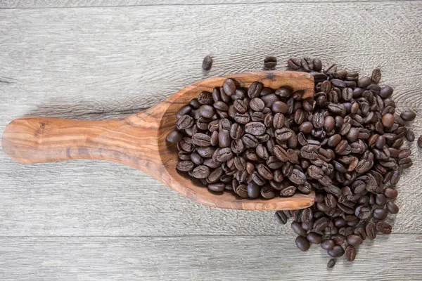 Grano Café Sobre Fondo Blanco — Foto de Stock