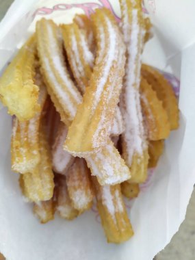 Çuvalda şekerli churros