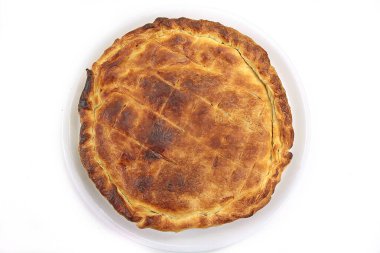 Tabakta mantarlı turta