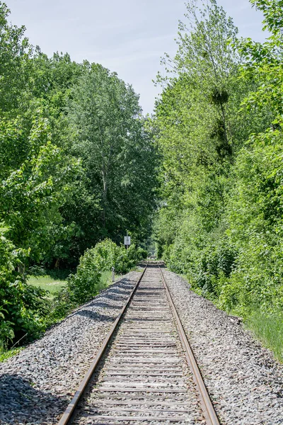 Railway French Countryside — Stock Photo, Image