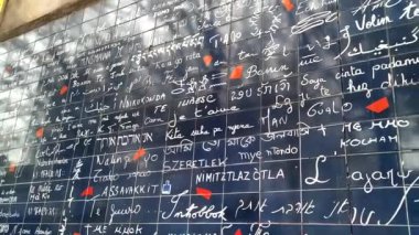 Paris 'te Seni Seviyorum Duvarı