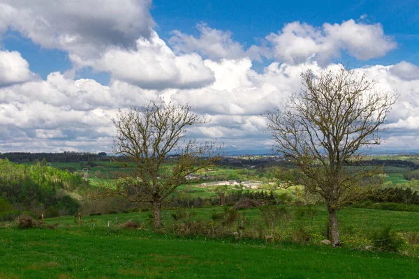 Sunny Countryside Landscape France — Stock Photo, Image