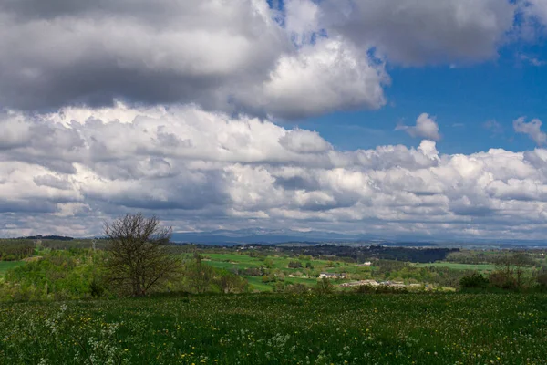 Sonnige Landschaft Frankreich — Stockfoto