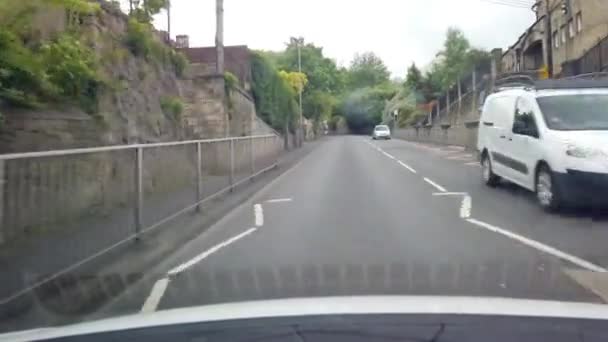 Conduite Dashcam Images Blaydon Bank Par Une Journée Nuageuse — Video