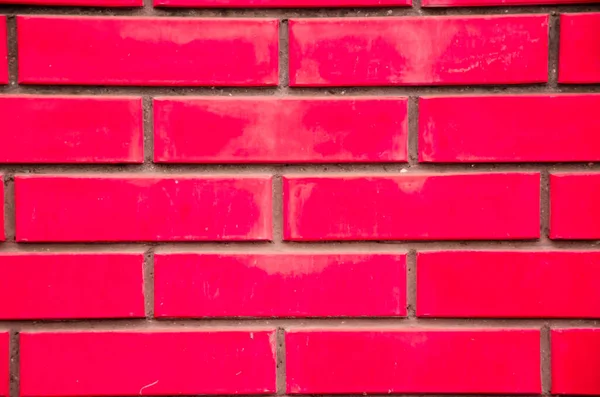 明るい赤レンガの壁 — ストック写真