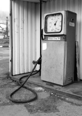 Retro otomobil istasyonu