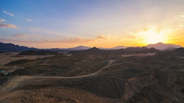 Nomad camp in the desert — Stock Photo, Image