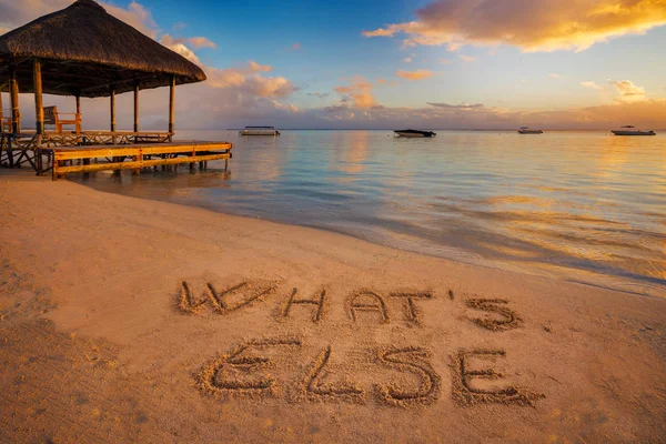 The written "What's else" — Stock Photo, Image