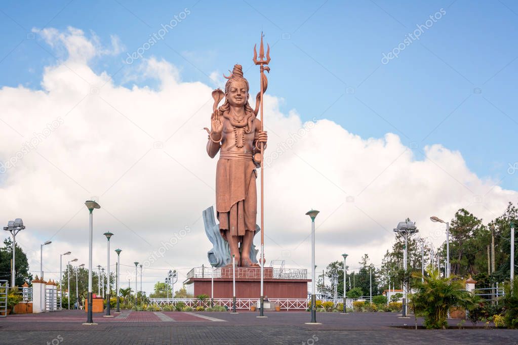 Huge Shiva statue Mauritius