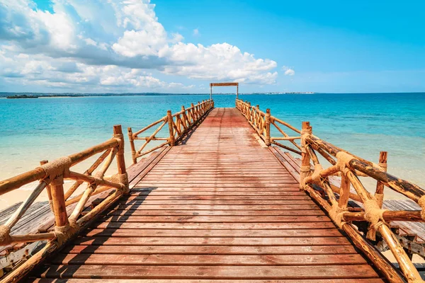 Pier på Prison Island, Zanzibar — Stockfoto