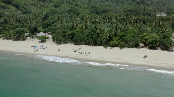 Foto aérea de la bahía de Rincón — Vídeos de Stock