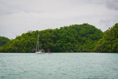 Los Haiti doğal parkının panoramik manzarası